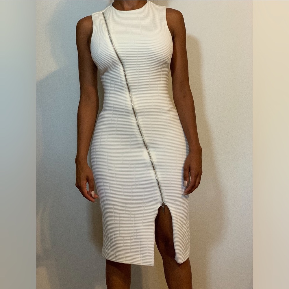 BEBE White Dress